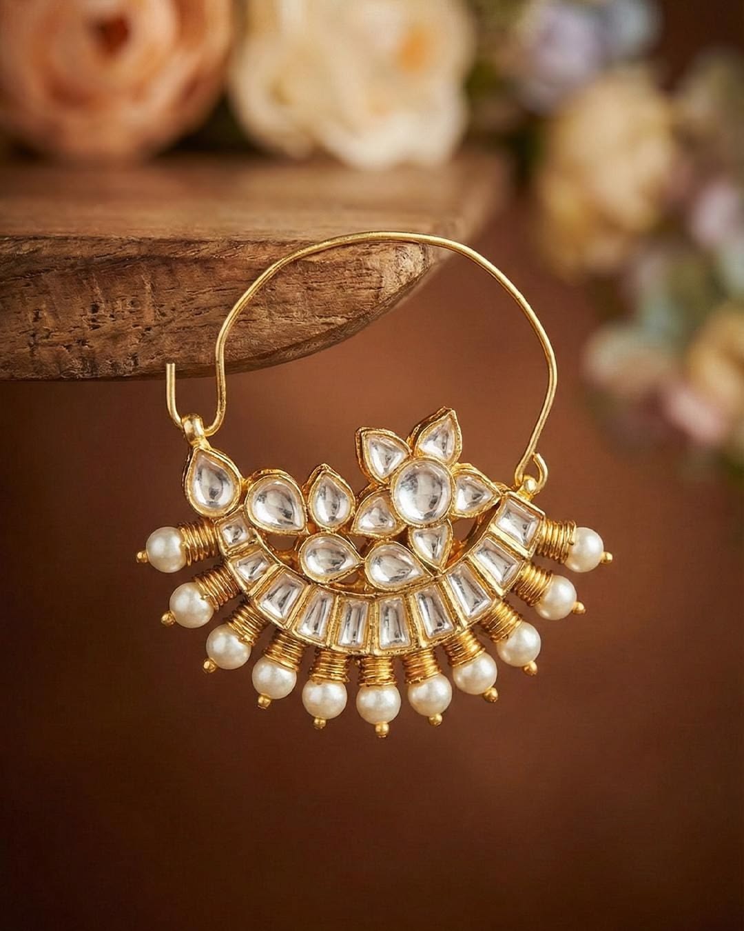 Bikaneri Kundan Bridal Nath